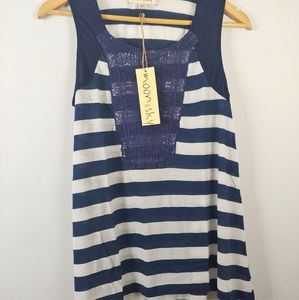 Bohemian crochet trim MOONSKY TOP